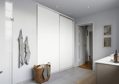 Celebert Flow skydelåger på mål til garderobe med 2 låger - Total Bredde 78 til 298 cm